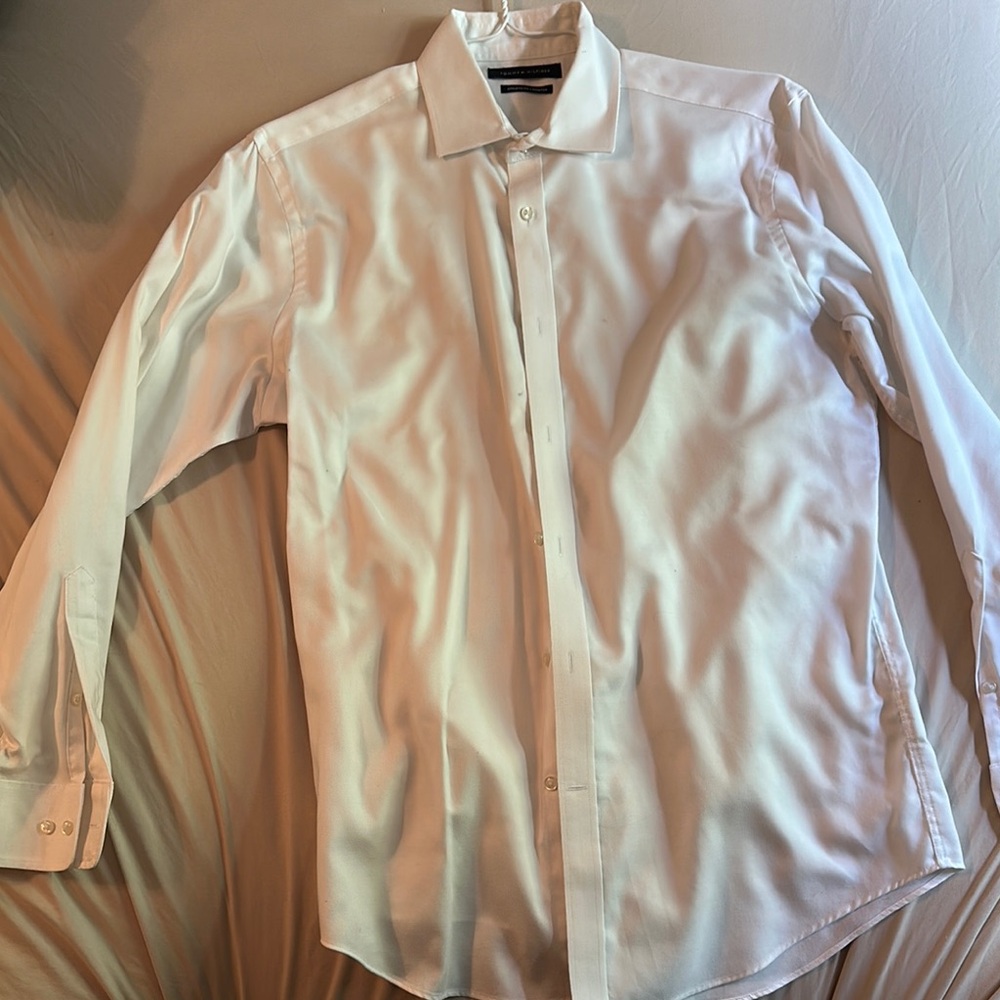 Tommy Hilfiger Men's White Dress Shirt